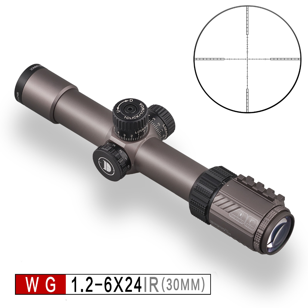 TELESKOP/TEROPONG WG 1.2-6X24 IR (30MM)