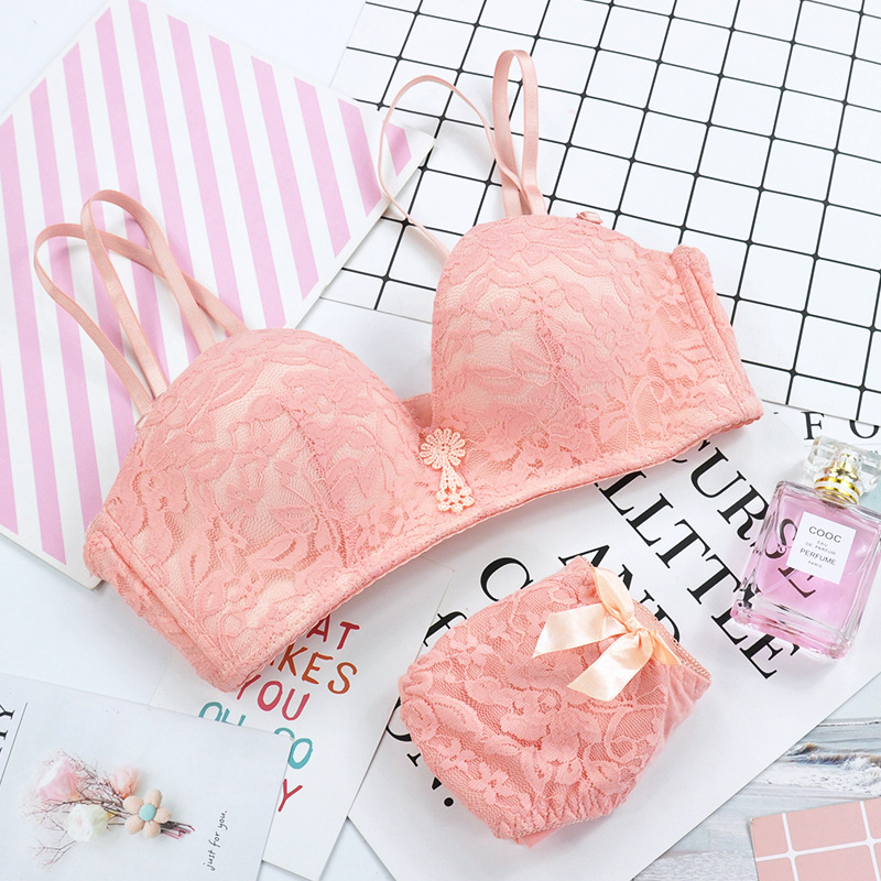 Set Bra dan Celana Dalam Wanita Renda Underwear Set