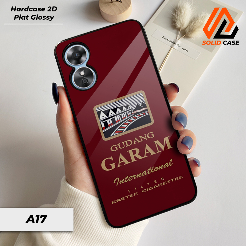 Case Oppo A17 Casing Oppo A17 Solid Case [ Keren ] Case Oppo Terbaru 2023 Hardcase Plat 2D Kaca Glos