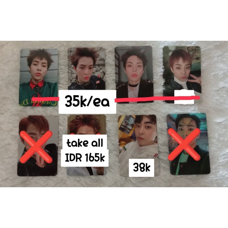 EXO XIUMIN OFFICIAL PHOTOCARD ALBUM DMUMT/LOVE SHOT/DFTF