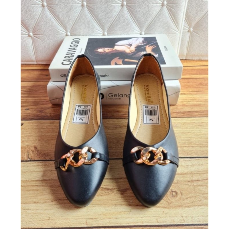 ABBUSHOES Bm 97 flat shoes rantai khutroh 1cm