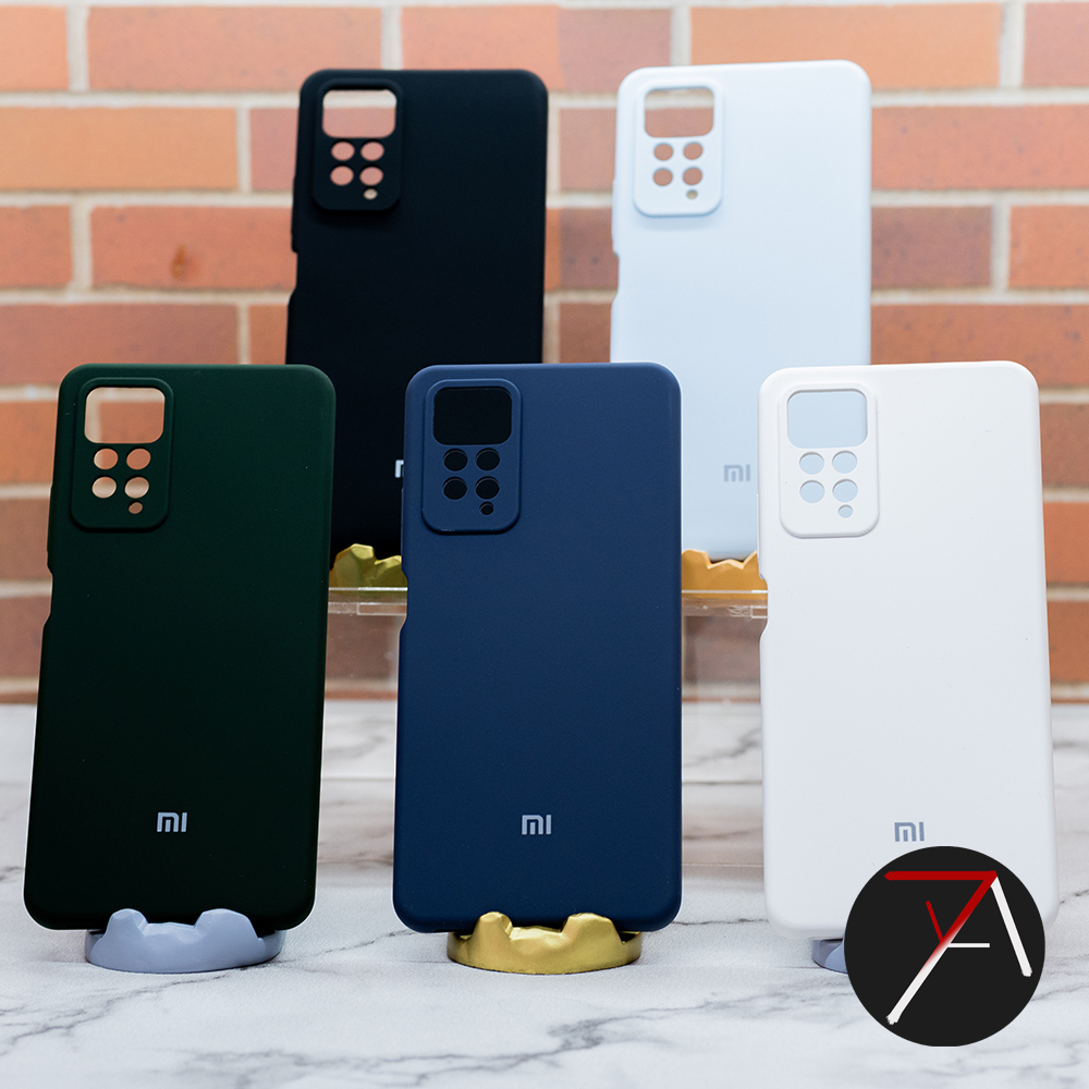 Xiaomi Redmi Note 11 Note11 Silicone Full Cover Soft Case Silikon Softcase Casing Original