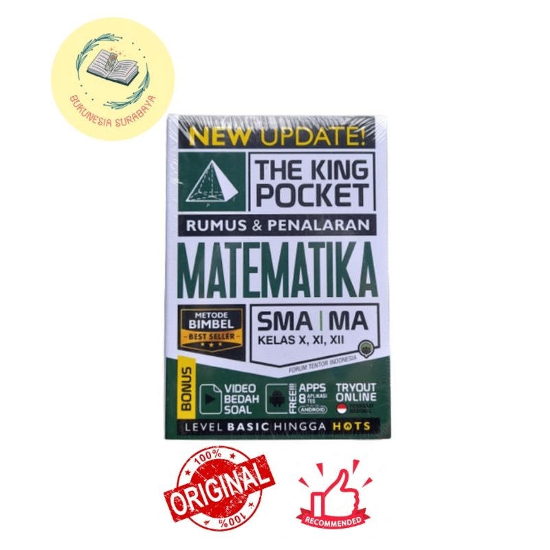 THE KING POCKET RUMUS DAN PENALARAN MATEMATIKA SMA MA KELAS X, XI, XII