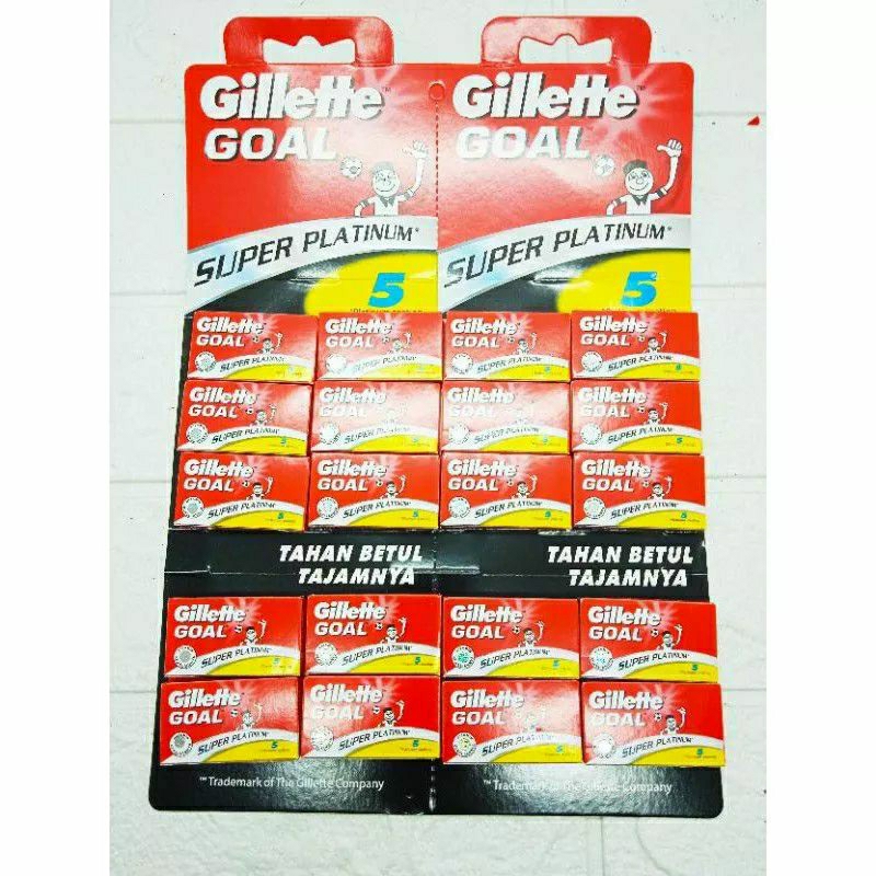 GILLETTE GOAL SUPER PLATINUM ISI ULANG 100 PCS