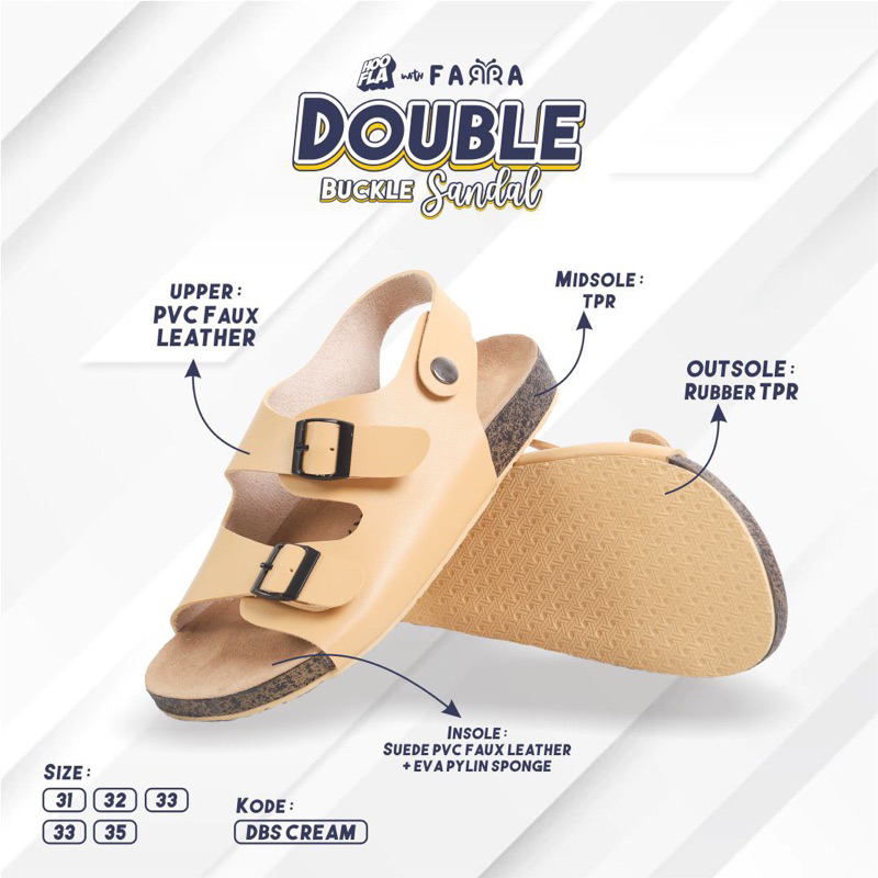 SANDAL ANAK BUCKLE