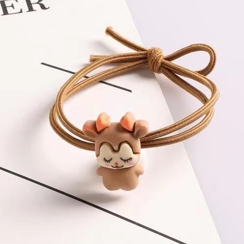 Ikat Rambut Rusa Lucu Bahan Karet Gaya Korea Wanita Fashion Import