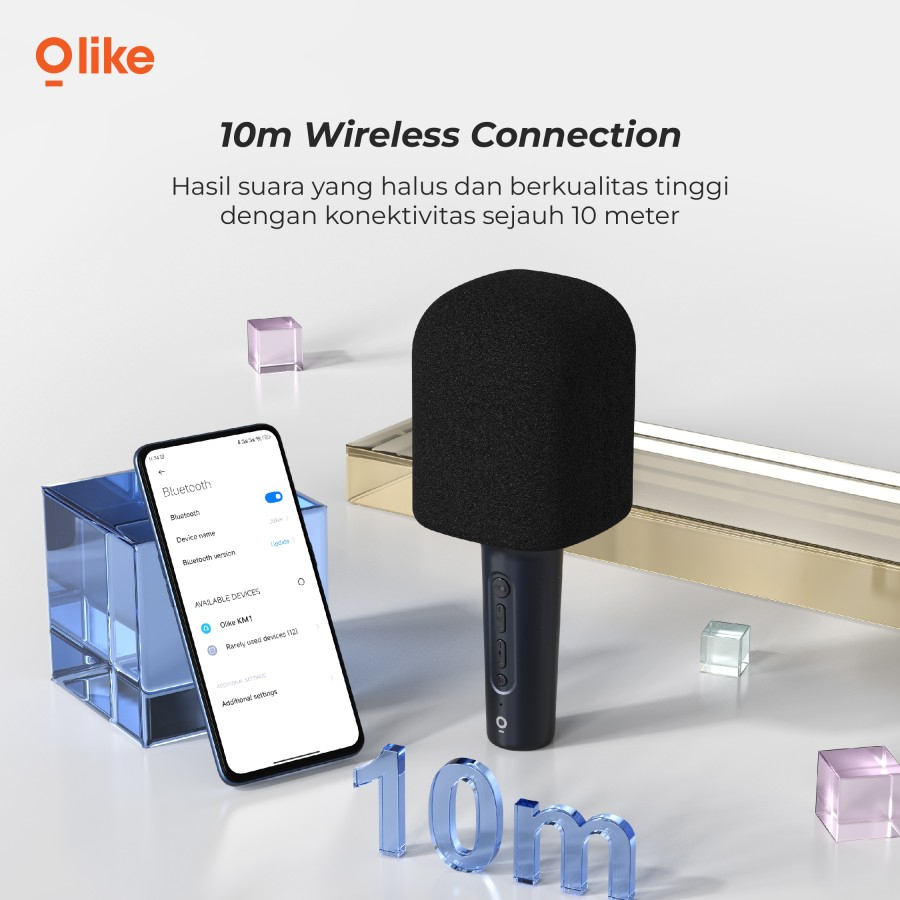 Mic Portable OLIKE KM1 Microphone Wireless