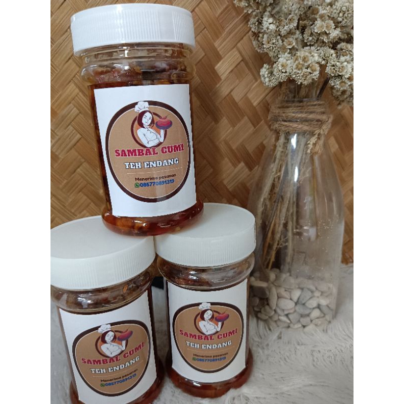 

Sambel Cumi Asin Paket 3 botol