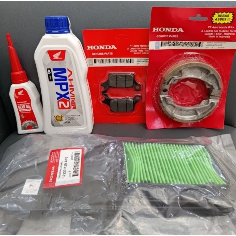 (COD BAYARNYA DIRUMAH) PAKET SERVIS HEMAT HONDA VARIO 150 VARIO 125 K59