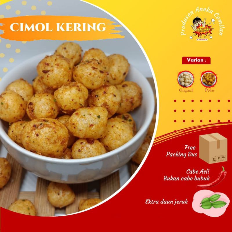 

BELEDAGID Cimol kering TOPLES 250gr