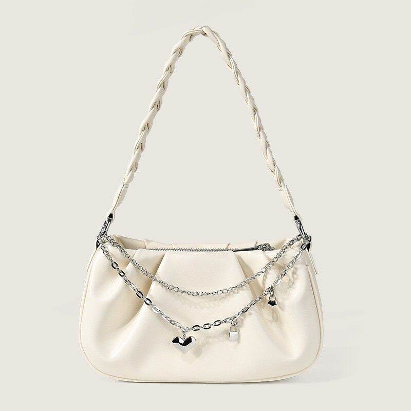 Tas Selempang Wanita Tas Cewek Rantai Woven Strap Shoulder Bag JS2 492