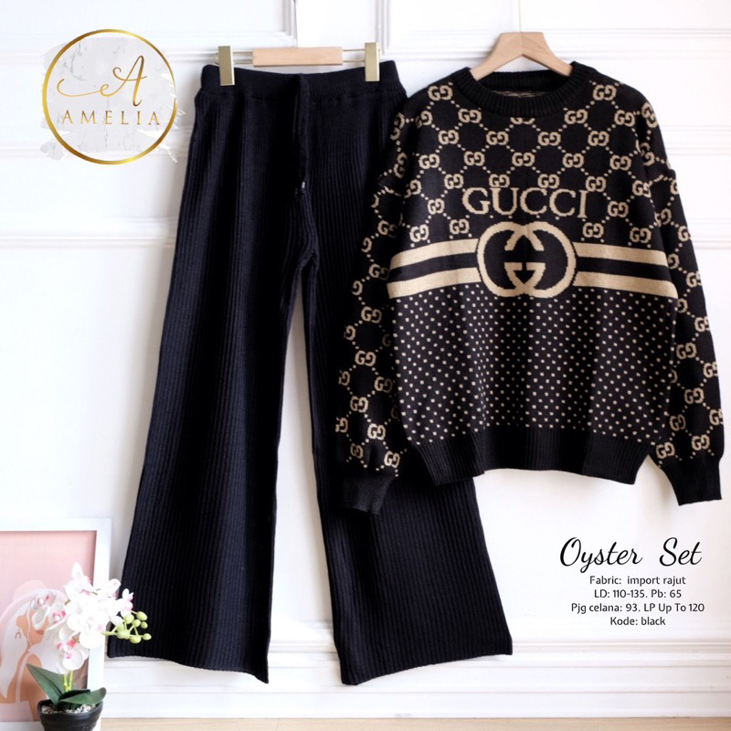 OYSTER SET RAJUT BY AMELIA