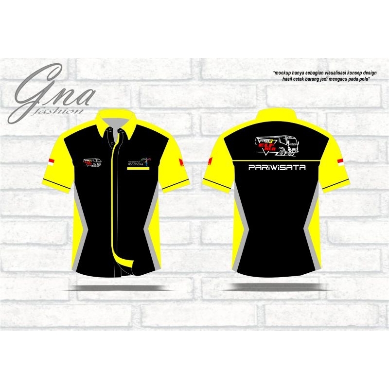 KEMEJA ELF NLR PARIWISATA FULL BORDIR