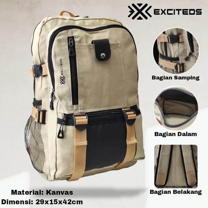 TAS BACKPACK SEKOLAH TAS RANSEL MURAH PROMO - TAS PRIA SPORT - TAS KASUAL MURAH PROMO PROMOOO