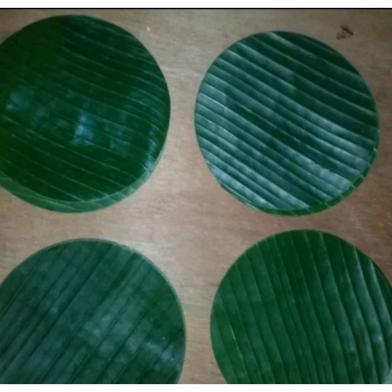 

Daun Pisang Bulat Fresh 10-20cm Tersedia Dalam Berbagai Ukuran