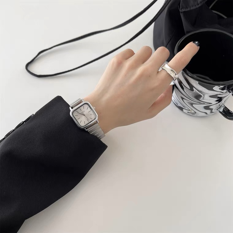 Jam tangan Naidu Silver Edition KY11 ULZZANG