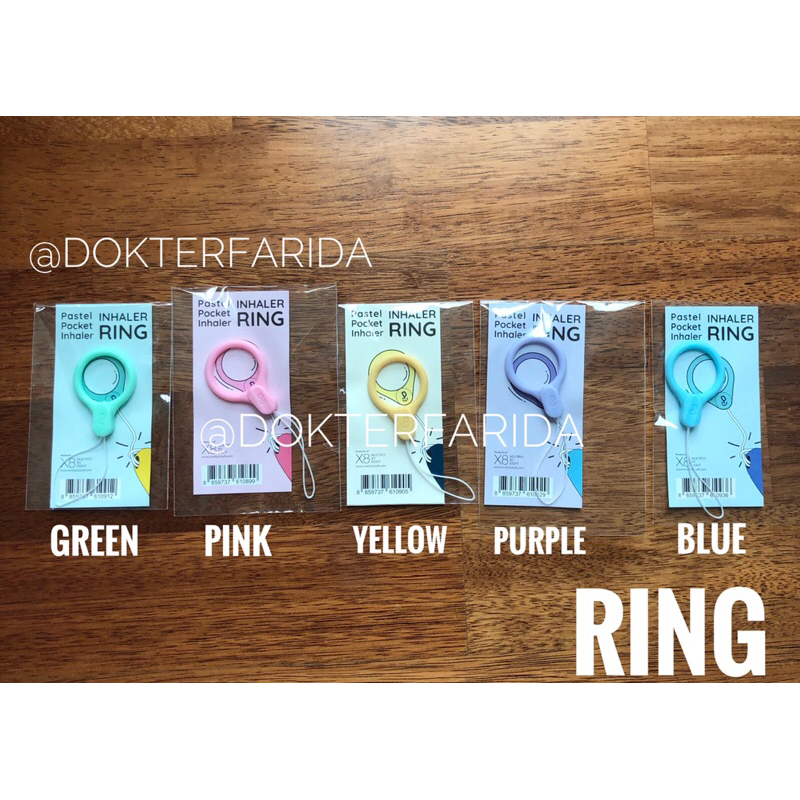 Pastel Inhaler Cap | Pastel Inhaler Lanyard | Hand Strap | Ring - Original Thailand