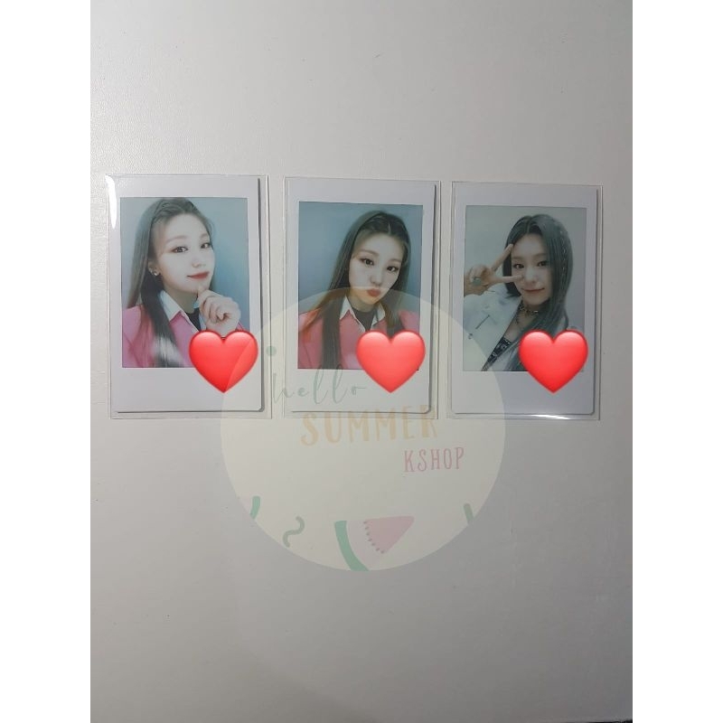 ITZY Yeji Wannabe Soundwave Polaroid
