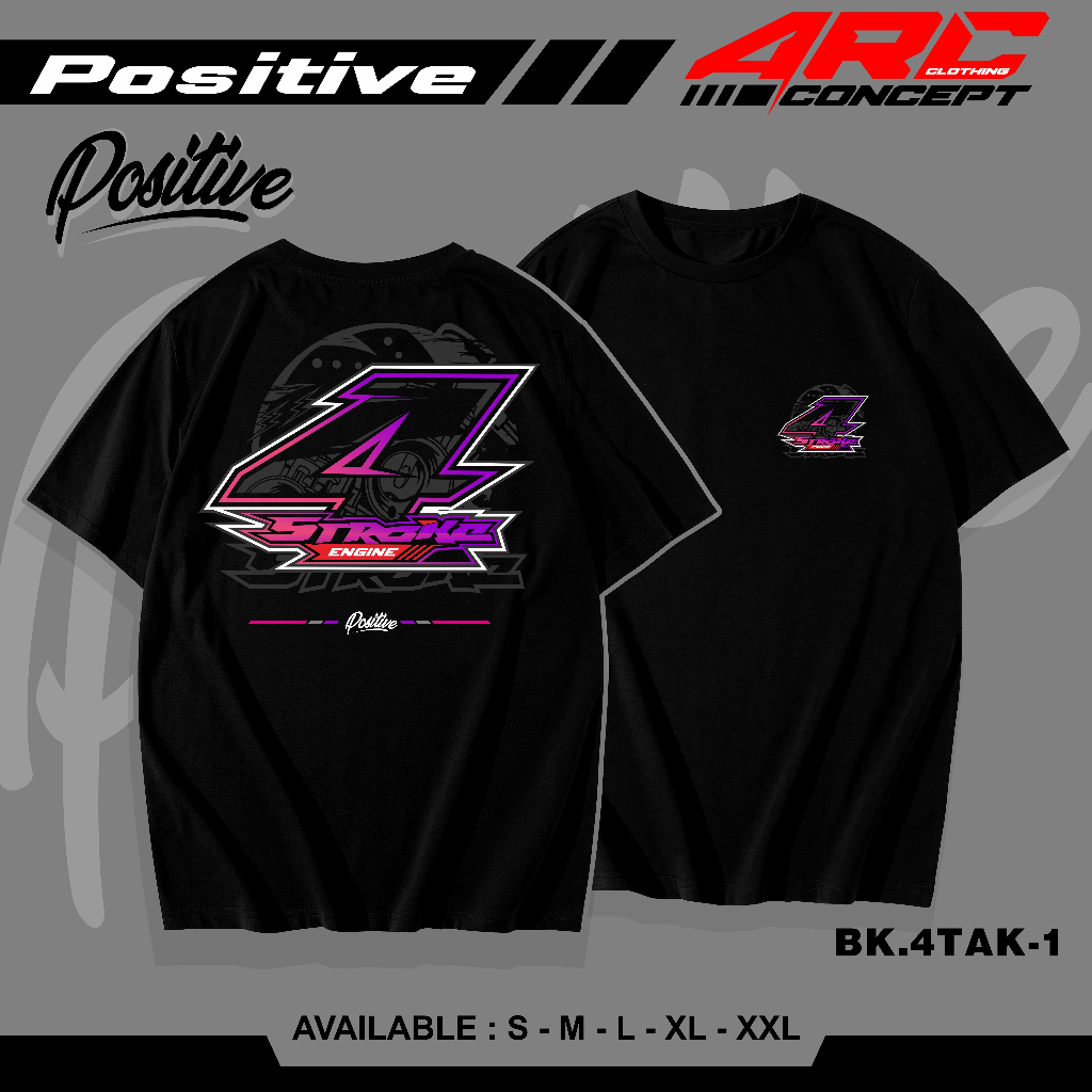 Kaos Jersey 4 Stroke Engine Baju Motor 4 Tak Premium