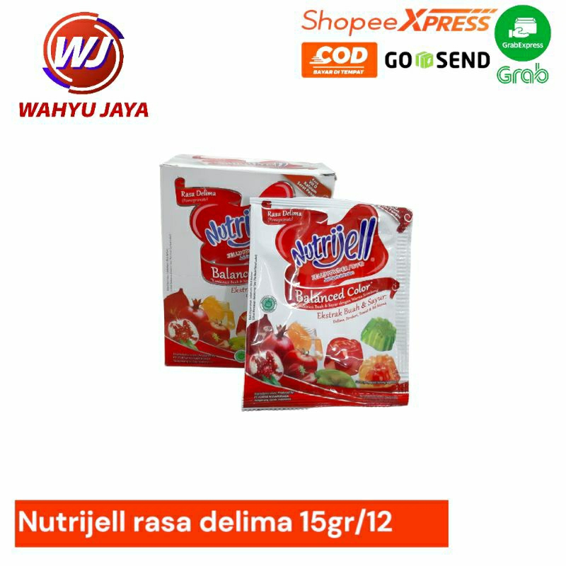 

nutrijell rasa delima 15gr/12