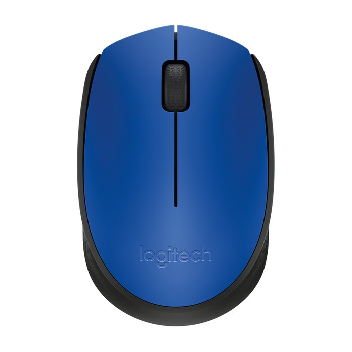 Mouse Optical LOGITECH Wireless M171 - Garansi Resmi Biru