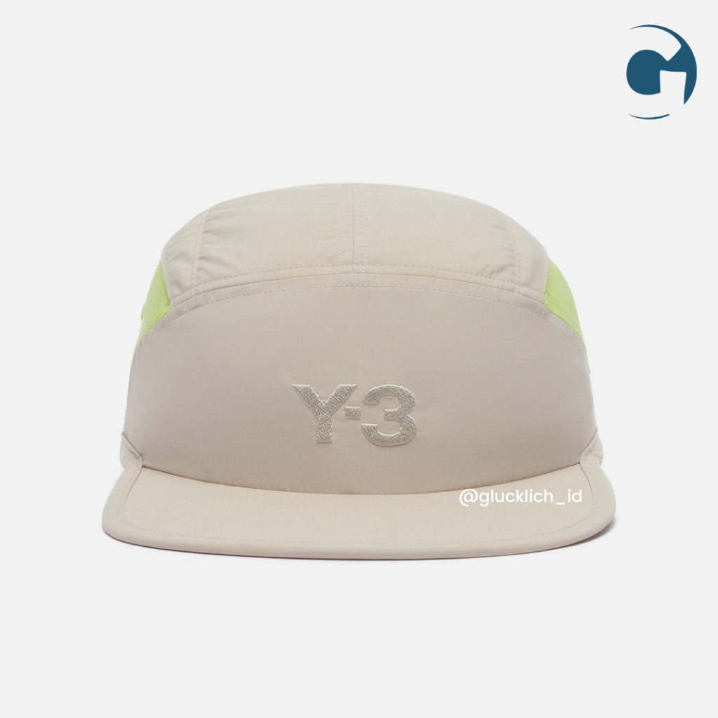 Y3, Nylon Beige Running Cap