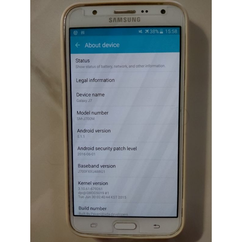 Hp Android jadul 4G bisa WA || SAMSUNG J7 SUPER AMOLED 16GB 4G normal