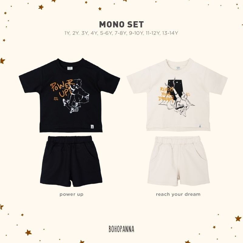 Bohopanna Mono Set - Setelan Anak 1-12 tahun