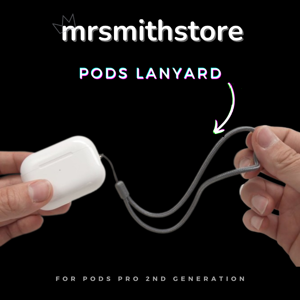 Pods string silicone lanyard