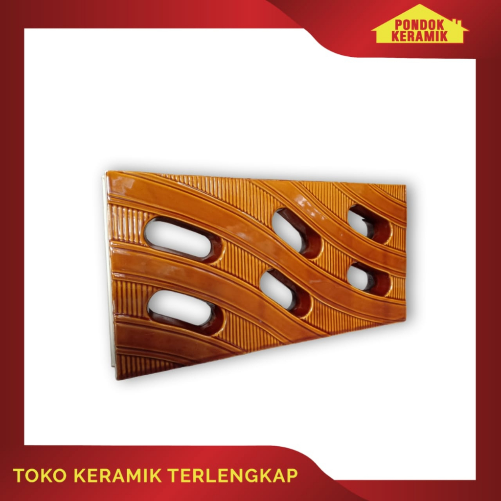 Roster Keramik Lubang Angin Dinding 20x40 RO 119 E Tobecco