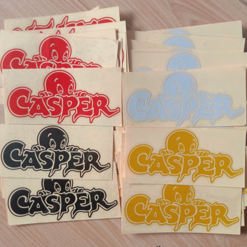 Stiker Casper Bahan Reflective Nyala Stiker Motor Casper Stiker Mobil Casper Stiker Casper