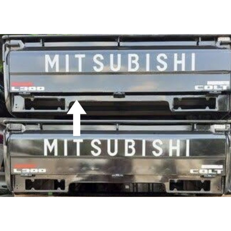 dudukan lampu stop plat lampu belakang bak l300 original