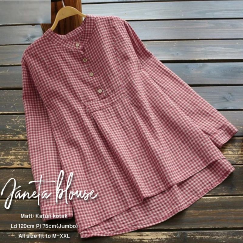 JANETA BLOUSE WANITA