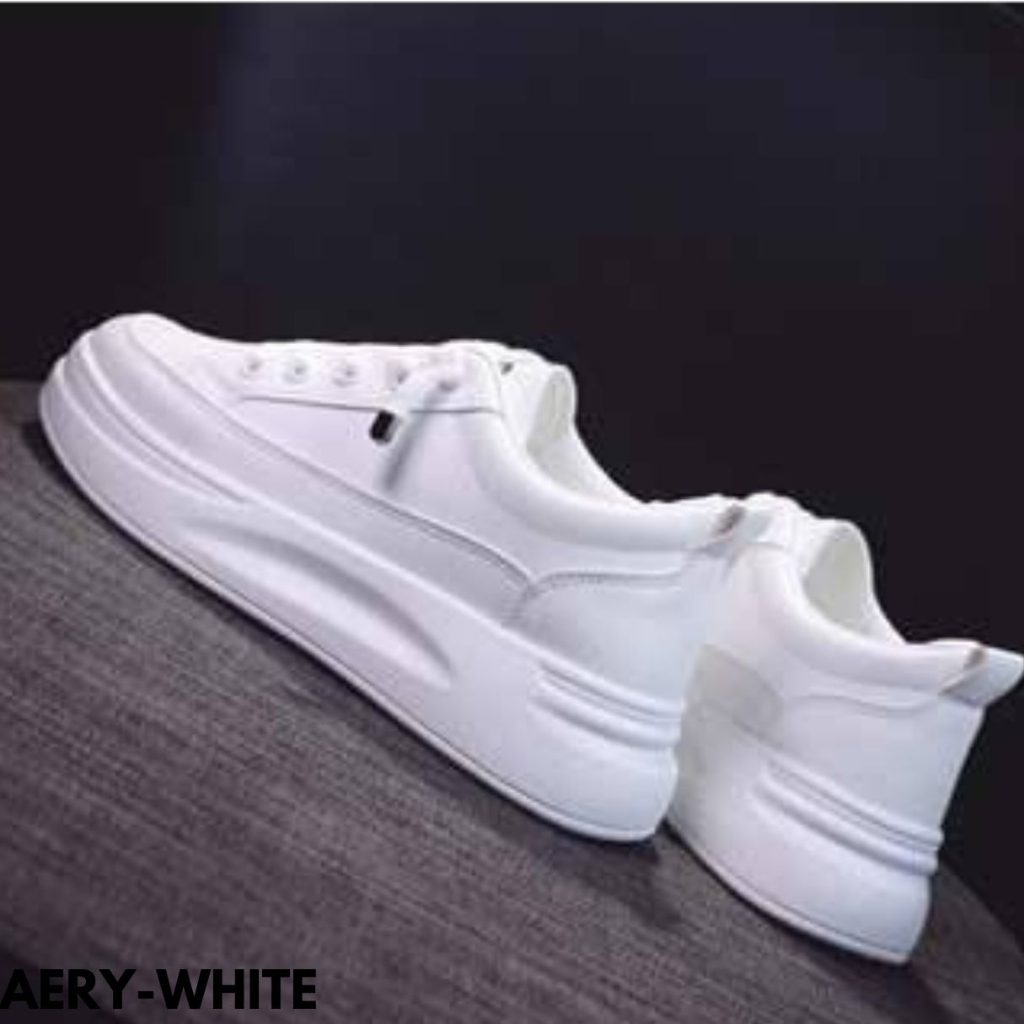 SEPATU SNEAKERS WANITA LOWCUT GAUL FASHION CASUAL KEREN BAHAN PU IMPORT AERY