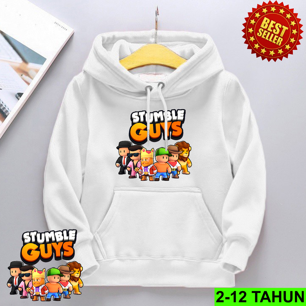 hodiie anak STUMBLE BARIS usia 2 3 4 5 6 7 8 9 10 11 12 tahun