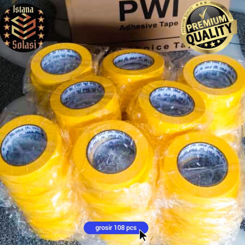 

Masking tape solasi kertas high temperature 50 meter Grosir