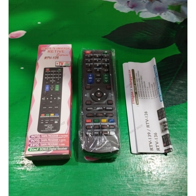 Remote Tv Universal RETIVE Lebih Lengkap Versi Terlengkap ( Free Batrai )