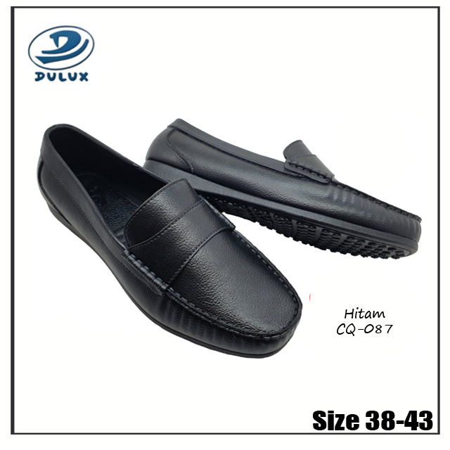 Dulux CQ-088 dan CQ-087 Sandal Selop 38-43 Hitam / Selop Bakpao Baim Karet Karet Laki-laki