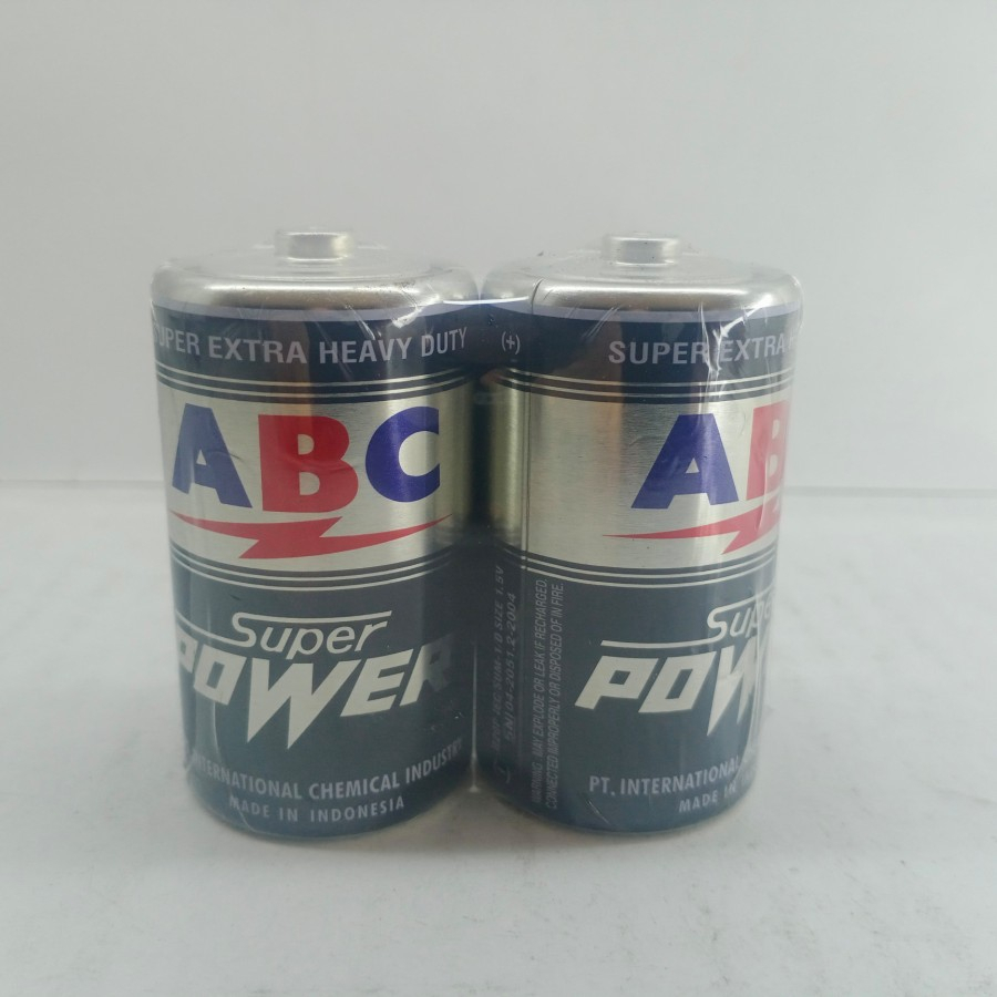 baterai ABC besar tipe D super power hitam heater pemanas air kompor