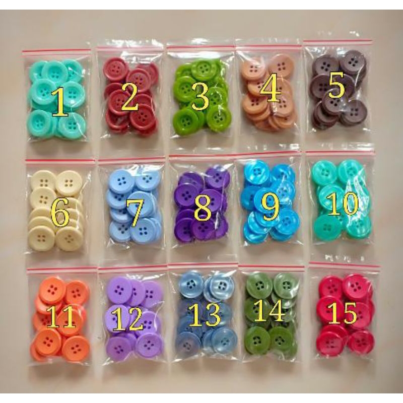 1 lusin kancing jas besar 2cm,