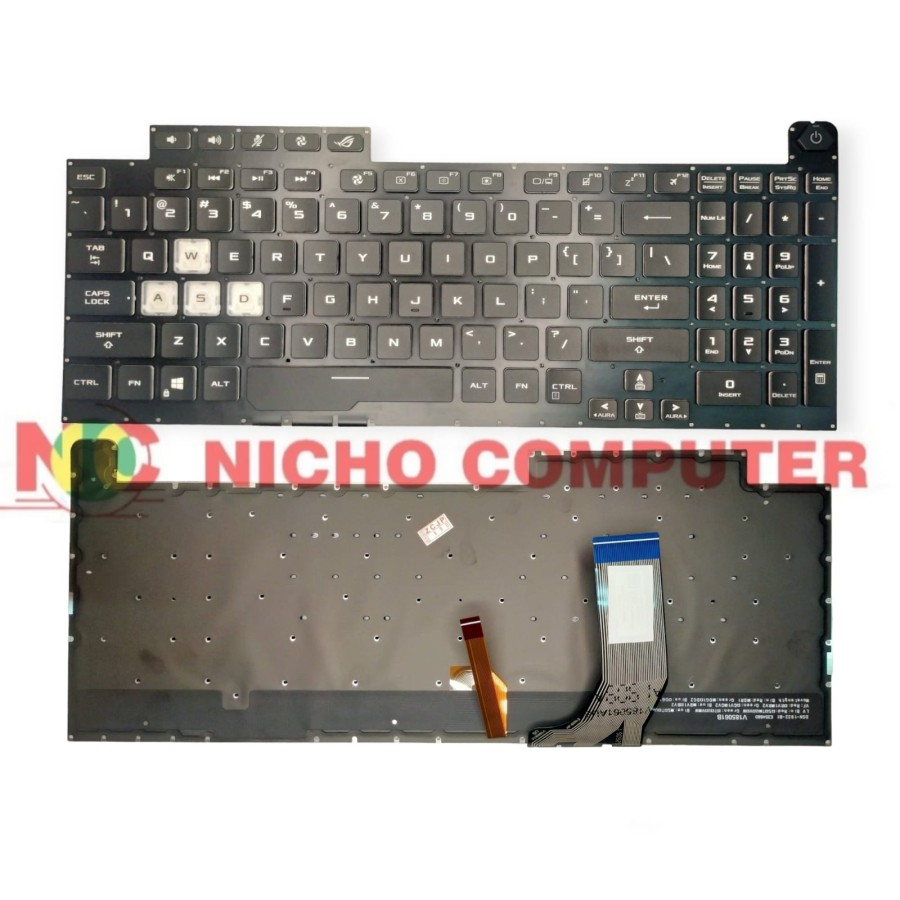 Keyboard Asus ROG Strix G G531 G531gd G531gt G531gu G531gv G531gw RGB