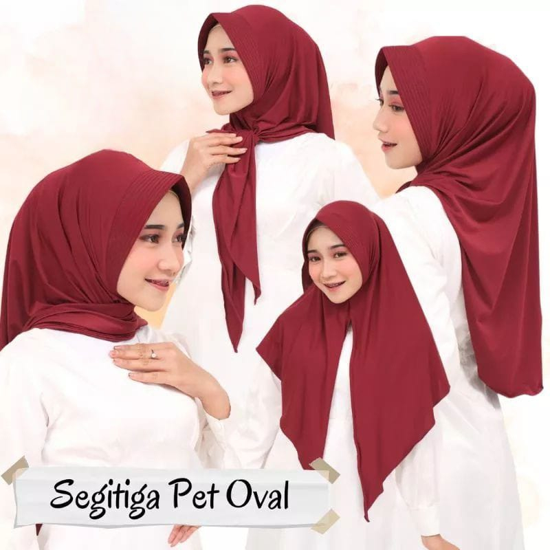 Hijab Segitiga Instan Pad Jersey Hijab Instan Jersey Pad