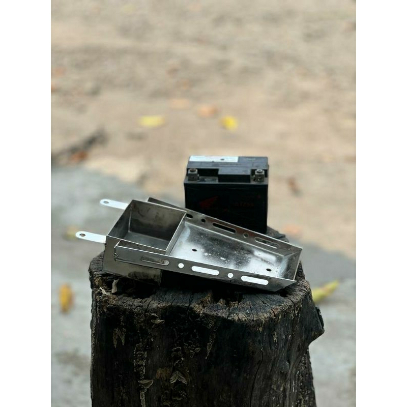 pangkon aki dudukan aki cb gl100 gl max pro model berdiri