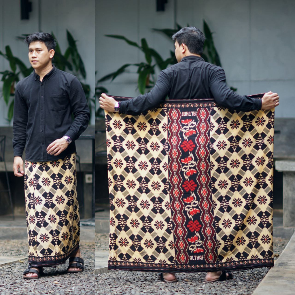 Sarung Goyor Pria Sarung Goyor Althaf Botol  Sarung Goyor Printing Super