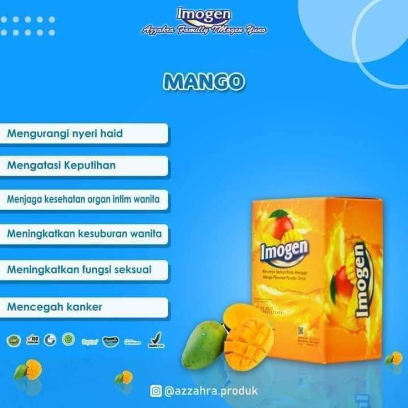 imogen manggo untuk promil (5saset)BPOM RI MD 867013069071