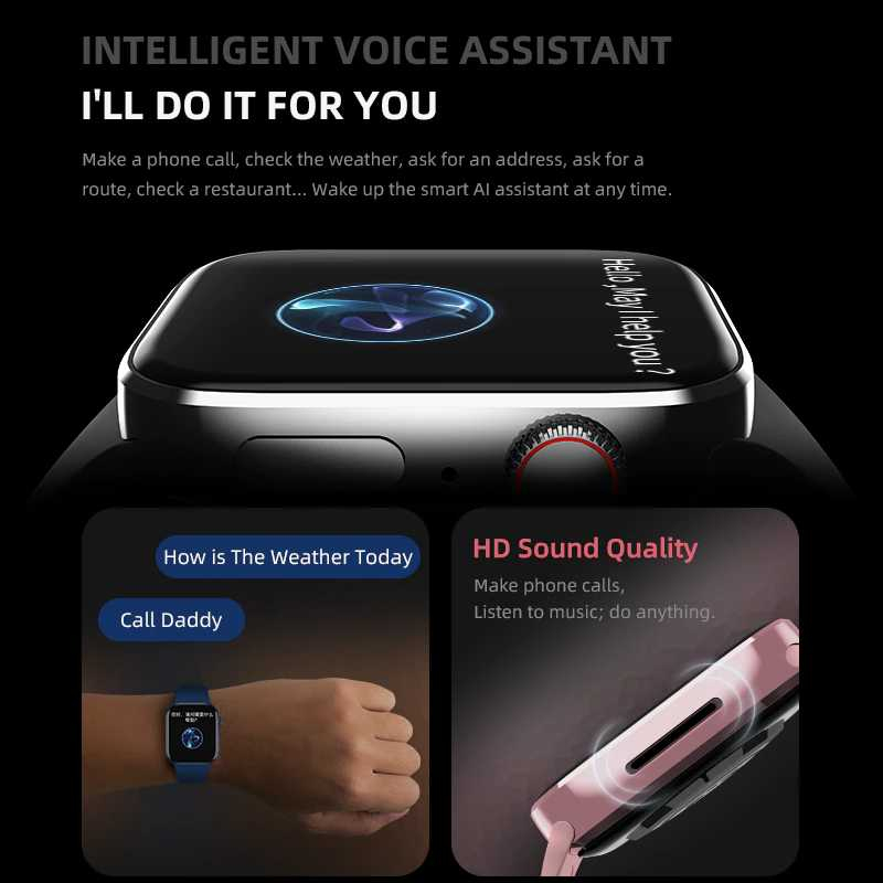 SKMEI Wearfit Smartwatch Sport Heart Rate Sleep Phone Notification - HW8 MAX