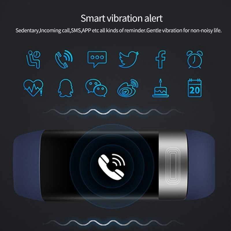 SKMEI Smartwatch Sport Fitness Tracker Heart Rate Sp02 Waterproof - P11 Plus