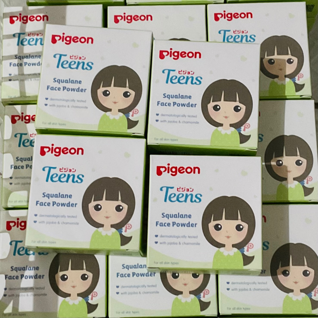 READY PIGEON TEENS squalane Face Powder 12Gr / JOJOBA CAMOMILE BEDAK