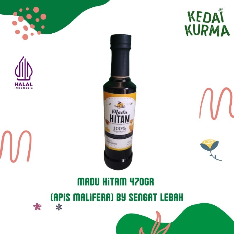 

Madu Hitam Sengat Lebah 470Gr (Apis Malifera) Rasa Manis