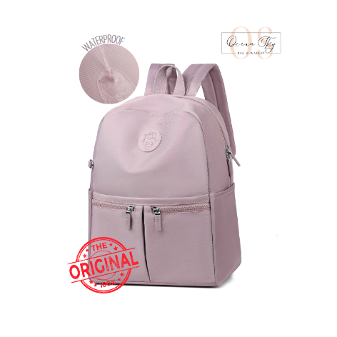 Ocean Sky - Tas ransel COLORFUL CAT 8802 Original Import waterproof  ransel laptop 14in